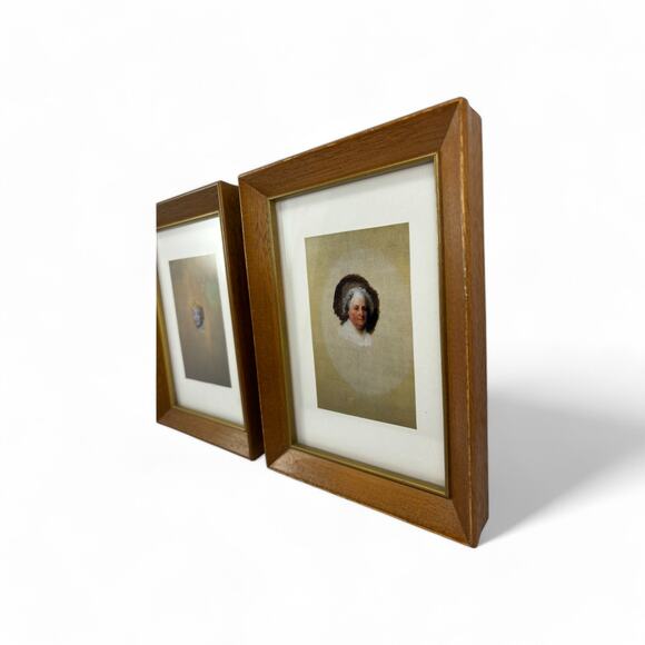 Framed Art Prints - Vintage Portraits from Art Books (Set of 2) - Picture 5 of 7